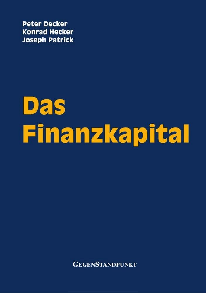 Buchdeckel: Das Finanzkapital